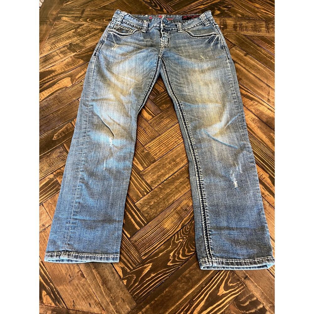 Rock & Roll Cowgirl Women's Boot Cut Jeans - Light Blue Wash